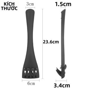 IRIN | Phần Đuôi Đàn Cello Bằng Sợi Carbon IRIN Với Bốn Bộ Chỉnh Âm Tinh Chỉnh Có Thể Điều Chỉnh Phụ Kiện Mâm Dây Màu Đen Dành Cho Người Chơi Cello