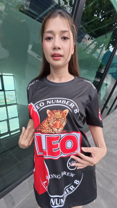 SC Sports เสื้อพิมพ์ลายเสื้อกีฬา ลายลีโอนัมเบอร์8 งานจริงสวยสีสดคมชัด หนา145g นุ่มลื่น ใส่สบาย