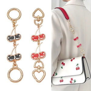 1pc Bag Cherry Extension Chain Crossbody Purse Chain Strap Handbag Hanging Buckle DIY Chain Charm Shoulder Bag Accessories