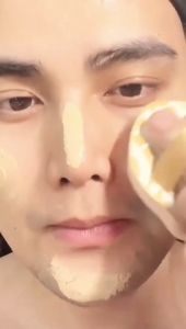 พัฟแต่งหน้า พัฟ ฟองน้ำแต่งหน้า ทรงหยดน้ำ ขนาดใหญ่ หนานุ่มไม่ระคายผิว