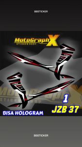 stiker motor JUPITER Z BURHAN sticker variasi BISA HOLOGRAM striping list Racing JZB 37 Hologram