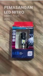 Lampu Depan Motor LED Headlight NITRO 6000K 12V 10W (Plug and Play) INSTALASI MUDAH!