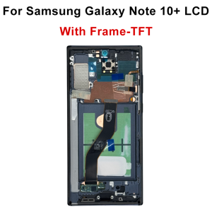 TFT For Samsung Note10 LCD Display Touch Screen Digitizer With Frame For Samsumg Galaxy Note 10 Plus Display Replacement Parts