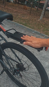 T2P Bike Rear Rack (15kg Load) Bicycle Rack Aluminum Luggage Carrier w/ Reflector Quick Release