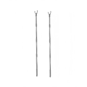 Extra-Long Aluminum Alloy Clothes Pole Fork Clothes Rail With Hook 175cm