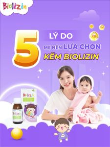 Biolizin Bổ sung kẽm hữu cơ vị Đào giúp bé ăn ngon tăng sức đề kháng | Nhập khẩu chính hãng Tây Ban Nha