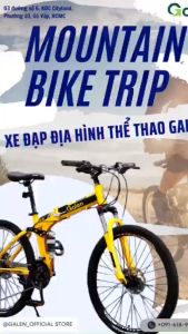 Xe Đạp Thể Thao Địa Hình Gấp Gọn Galen G002 Xe Đạp Thể Dục Kết Hợp Tay Chân - BẢO HÀNG 36 THÁNG