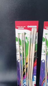 Kuas Cat Air & Kuas Lukis Squeezy 1 Set isi 6 Pcs