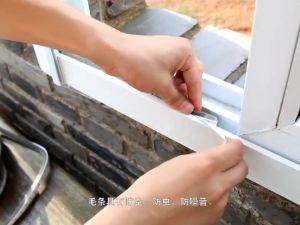 Bulu Peredam Pintu Jendela 7mm x 12mm Mohair Penutup Celah Anti Debu Door & Window Seal Tape 3M