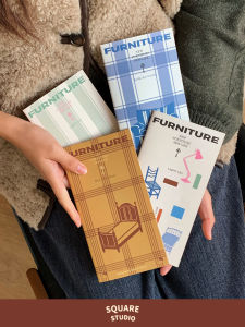 Square Studio เริ่มต้น สมุดบันทึกแบบผสม แท็บเล็ต TN สำหรับธุรกิจและวัสดุศึกษาทางวิทยาศาสตร์ ปกกระดาษ บรรจุภัณฑ์พื้นฐาน