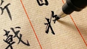 Combo bút lông kèm mực tập viết chữ Hán luyện viết tiếng Trung Nhật Hàn hàng loại 1 viết chữ cực đẹp