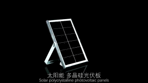 6V 10W LED solar panel High Quality Fast Charging with 5M Type-4 USB Cable for Outdoor Camping