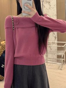 Áo Len Dệt Kim Dài Tay Cho Nữ Mùa Thu Đông Ngọt Ngào Giảm Tuổi Tác Hoa 3D Giặt Thoải Mái Vừa Vặn Thường Ngày