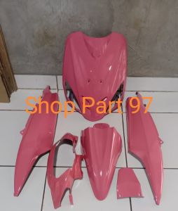 Cover body fulset Halus Yamaha Mio sporty Costom pink mauve