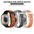 Sport Band for Apple Watch Bands 10 Ultra 9 8 7 6 5 4 Se Soft Silicone Strap for IWatch 49/46/45/44/44/41/40/38mm Accessories. 