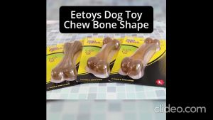 Eetoys Dog Toy Chew Bone Shape - Bite Resistant Toys Trumpet/Double Bone