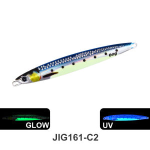 TEASER J161 3D 60G - 200G Simulated Metal Jig Lure Long‑casting Slow‑fall Bait for Boat Shore & Saltwater Fishing