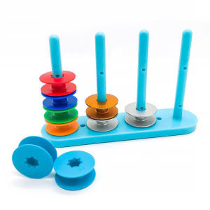 【Ganggang】เสาแม่เหล็กเก็บกระสวย เกรดดี วัสดุABSแข็งแรงทนนาน ที่เก็บกระสวย เก็บได้24ชิ้น