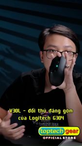 Chuột Máy Tinh Gaming RAPOO V30L Dual ModeLed RGB 12800 DPI Pin Sạc-Chính Hãng BH 2 Năm Lỗi Đổi Mới