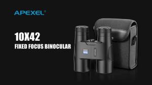 apexel | APEXEL New HD 10x42 Free Focus Binoculars Len Powerful Autofocus Telescope Durable Roof Prism For Outdoor Sports Camping Hunting