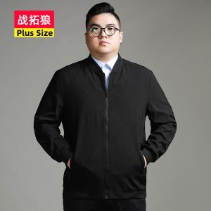 ZATUWOF | Oversized Casual Jacket for Big Men Spring Autumn