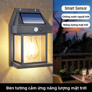 Mạnh Mẽ Ngoài Trời Đèn LED Năng Lượng Mặt Trời Chống Nước Sân Vườn Sân Con Đường Treo Tường Trang Trí Đèn Năng Lượng Mặt Trời Chiếu Sáng Bên Ngoài
