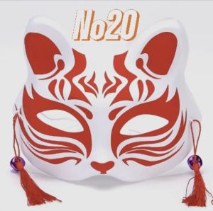 MWP (KL ship out) 27 pattern styles (1pc) anime fox mask half face cat mask masquerade festival party cosplay props mask anime face mask.
