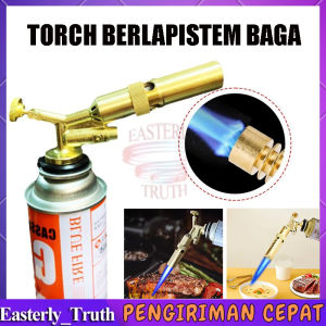 Kepala Gas Torch Kaleng Tabung Portable Flame Gun Las api Pemantik Flame Gun Gas Torch Blow Kuningan