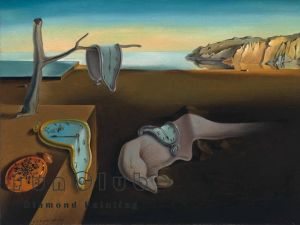 Potdemiel | Famous Surrealism By Salvador Dali 5D DIY Diamond Painting Cross Stitch Kit Rhinestones Mosaic Embroidery Home Decor Wall Art