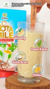 GOTAMILE Plus Ginseng & Ekstrak Daun Kelor - Susu Kambing Etawa Pria Stamina & Imunitas Tinggi