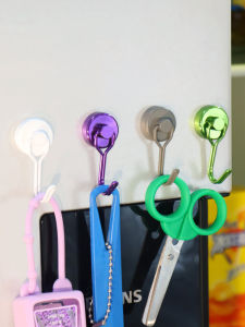 Powerful Rotating Magnetic Kitchen Hook Fridge Magnet Fixed Device No Drilling Required Enamel Board Storage Essential