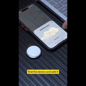 GPS Smart Anti-Loss Tracker Real-Time Tracking No Installation Required Suitable for Pets Bags Luggage Bicycles Cars Compatible with IOS System Find My App Worry-Free Anti-Loss (IOS Only)