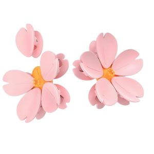 Decorative Sakura Flower Magnetic Sealing Clip Petal Structure Dual Function Refrigerator Magnet Food Clip Home Snack Storage