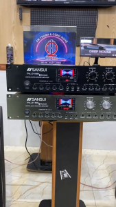 Cục Đẩy Công Suất Liền Vang SANSUI PA-2168 2 Kênh 2400W - Nguồn Xuyến 24 Sò Chống Hú Karaoke Gia Đình Cao Cấp - H2Pro Audio
