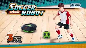 Soccer Robot Indoor Soccer Game with Soccer Tracker & Speed Model for Kids Indoor Soccer Training Equipment Sports Toys for Boys