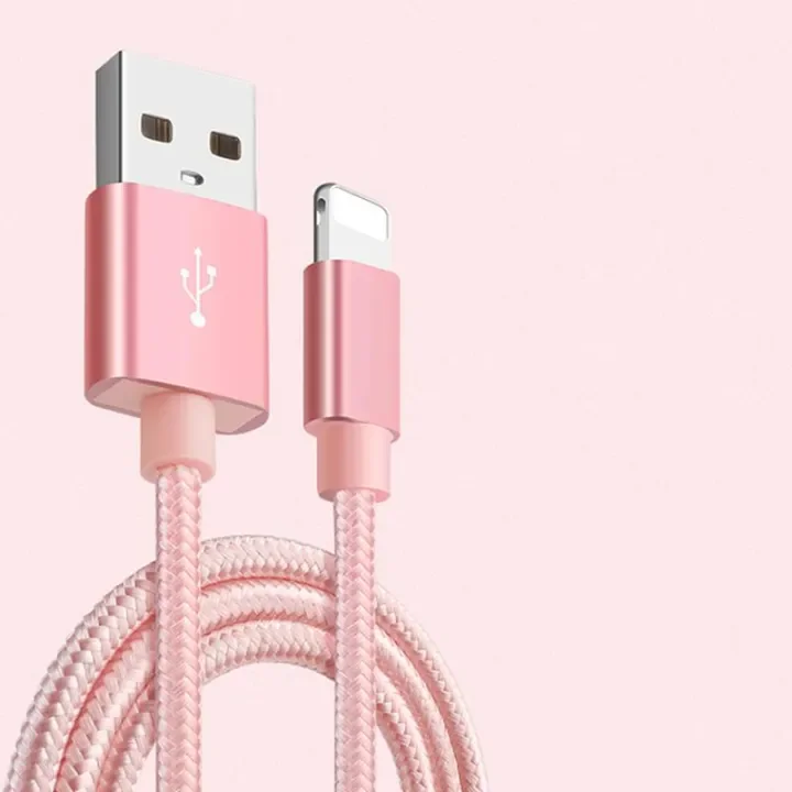 [4 màu sắc] Cáp truyền dữ liệu Cáp sạc nhanh Bộ sạc dây dài Type-c/ Android Micro USB/ i-phone Lightning