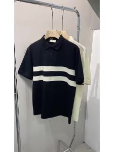 Phối Màu Cao Cấp polo Cộc Tay 2024 Áo Sơ Mi Nam Có Cổ Dễ Phối Hợp Trào Lưu Mẫu Mới Mùa Hè