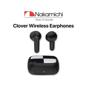 Nakamichi Clover TWS True Wireless Earphones - Bluetooth 5.3 | Touch Control | Waterproof | Low Latency | Fast Charge