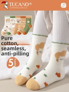 TUCANO | Cartoon Cotton No-Bone Girl Socks