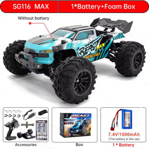 SG116 MAX RC Car Brushless 4WD RC Car 50 or 80KM/H Professional Racing Car 2.4G High Speed Off-Road Drift Cars RC Toys Gift