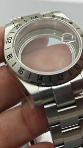 Vỏ Đồng Hồ GRAMOCK 39mm GMT Kính Sapphire 24 Giờ Cho NH34 NH35 NH36 ETA2824 PT5000 Phụ Kiện Vỏ Đồng Hồ Bằng Thép Không Gỉ
