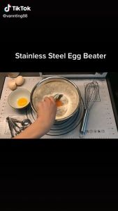 BISA COD - Kocokan Pengocok Telur Stainless Steel / Whisk Adonan Kue Telor Tepung Manual / Hand Mini Mixer Stainless