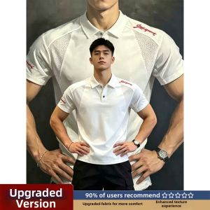 American Quick-Dry High-Grade Polo Shirt Men Short Sleeve