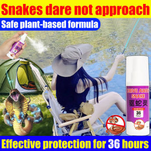 Snakes dare not approach！Maeve snake repellent spray 100ml Portable ubat halau ular Suitable for wild camping wild fishing jungle walking family yards etc. Safe plant-based formula Can be sprayed on body Can be sprayed on body