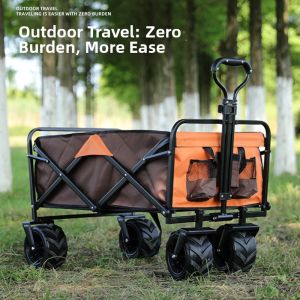 QIANSEPENG | Multi-purpose Lightweight Folding Cart Wide Wheels