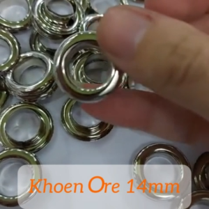 Khoen Ore 14mm Túi 100 Cặp Chuyên Bấm Bạt - Khoen Mắt Cáo Kim Loại Tròn Dập Bạt Quảng Cáo Rèm Cửa Cao Cấp