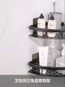 Bathroom Triangle Storage Rack: A Compact Corner Organizer