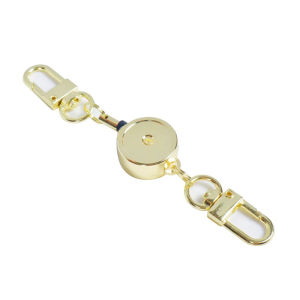 ID Lanyard Key Ring Clip Name Tag Card Pull Chain Reel Badge Holder Breastplate Buckle Classic Belt Reel Extendable Retractable