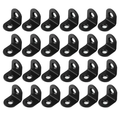 90 Độ Hình Chữ L Góc Hỗ Trợ Góc Dây Bạc Đen Cho Ghế Cửa Sổ Tủ Khung Gia Cố