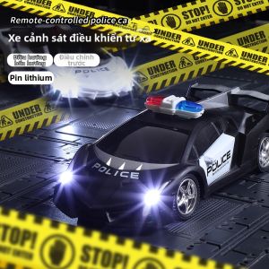 QAT | Remote Control Electric Drift Toy Police Car Medium